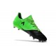 adidas Ace 17.1 Leather FG Soccer Cleats - Green Black Silver