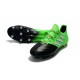 adidas Ace 17.1 Leather FG Soccer Cleats - Green Black Silver