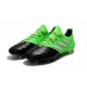 adidas Ace 17.1 Leather FG Soccer Cleats - Green Black Silver