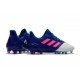 adidas Ace 17.1 Leather FG Soccer Cleats - Blue Pink White