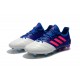 adidas Ace 17.1 Leather FG Soccer Cleats - Blue Pink White