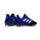 adidas Ace 17.1 Leather FG Soccer Cleats - Blue Black White