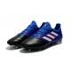 adidas Ace 17.1 Leather FG Soccer Cleats - Blue Black White