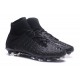 Nike Hypervenom Phantom III DF FG Tongueless Socccer Cleats - All Black