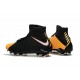 Nike Hypervenom Phantom III DF FG Tongueless Socccer Cleats - Black Yellow