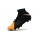 Nike Hypervenom Phantom III DF FG Tongueless Socccer Cleats - Black Yellow