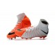 Nike Hypervenom Phantom III DF FG Flyknit Boots - White Orange