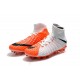 Nike Hypervenom Phantom III DF FG Flyknit Boots - White Orange