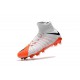 Nike Hypervenom Phantom III DF FG Flyknit Boots - White Orange