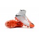 Nike Hypervenom Phantom III DF FG Flyknit Boots - White Orange