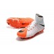Nike Hypervenom Phantom III DF FG Flyknit Boots - White Orange