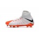 Nike Hypervenom Phantom III DF FG Flyknit Boots - White Orange