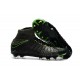 Nike Hypervenom Phantom III DF FG Flyknit Boots - Black Green