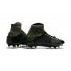 Nike Hypervenom Phantom III DF FG Flyknit Boots - Black Green