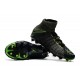 Nike Hypervenom Phantom III DF FG Flyknit Boots - Black Green