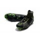 Nike Hypervenom Phantom III DF FG Flyknit Boots - Black Green