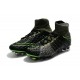 Nike Hypervenom Phantom III DF FG Flyknit Boots - Black Green