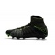 Nike Hypervenom Phantom III DF FG Flyknit Boots - Black Green