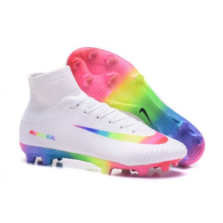 nike mercurial superfly white rainbow