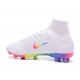 Nike Mercurial Superfly V FG ACC Top Boots White Rainbow