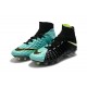 Nike Hypervenom Phantom III DF FG Flyknit Boots - Blue Black