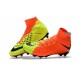 Nike Hypervenom Phantom III DF FG Flyknit Boots - Orange Yellow