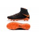 Nike Hypervenom Phantom III DF FG Flyknit Boots - Black Orange