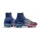 Nike Mercurial Superfly V FG ACC Top Boots Blue Pink Black