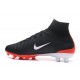 Nike Mercurial Superfly 5 FG Firm Ground Soccer Cleat - Black White Red