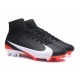 Nike Mercurial Superfly 5 FG Firm Ground Soccer Cleat - Black White Red