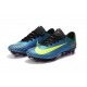 Nike Mercurial Vapor XI FG ACC Mens Soccer Boots Blue Yellow