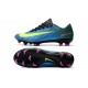 Nike Mercurial Vapor XI FG ACC Mens Soccer Boots Blue Yellow