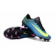 Nike Mercurial Vapor XI FG ACC Mens Soccer Boots Blue Yellow