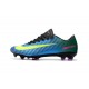 Nike Mercurial Vapor XI FG ACC Mens Soccer Boots Blue Yellow