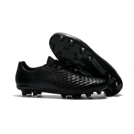 News Men Nike Magista Opus II FG Soccer Shoes All Black