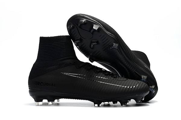 All Black Nike Mercurial Cleats Online 