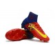 Nike Mercurial Superfly 5 FG Firm Ground Soccer Cleat - Barcelona Red Yellow