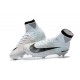 Nike Mercurial Superfly 5 FG Firm Ground Soccer Cleat - White Blue Tint