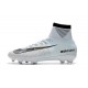 Nike Mercurial Superfly 5 FG Firm Ground Soccer Cleat - White Blue Tint