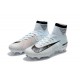 Nike Mercurial Superfly 5 FG Firm Ground Soccer Cleat - White Blue Tint