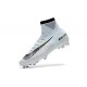 Nike Mercurial Superfly 5 FG Firm Ground Soccer Cleat - White Blue Tint