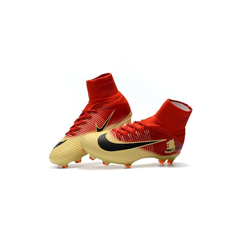 nike mercurial red cleats