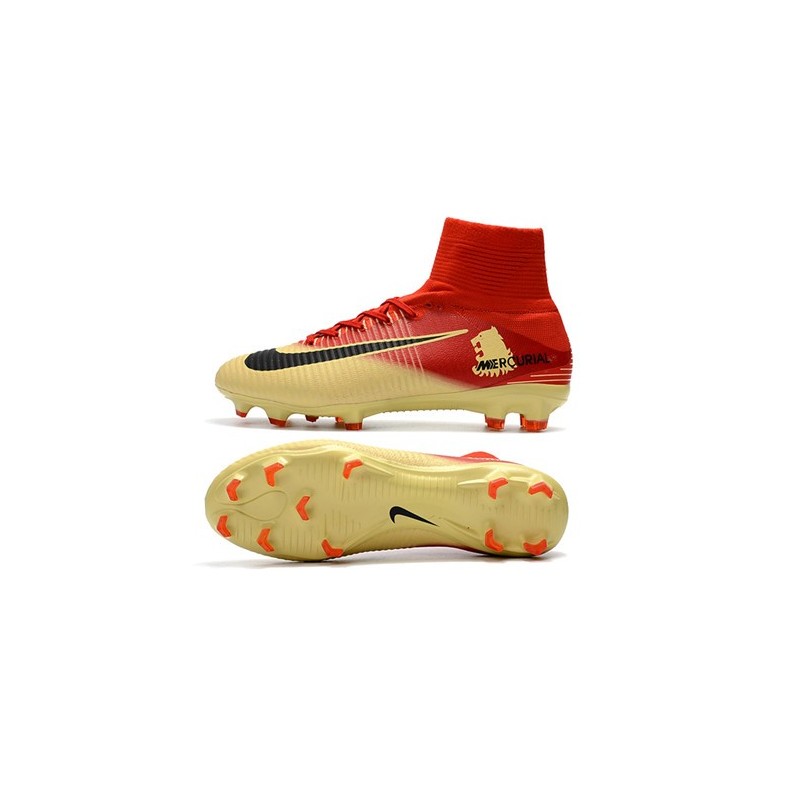 nike mercurial red cleats