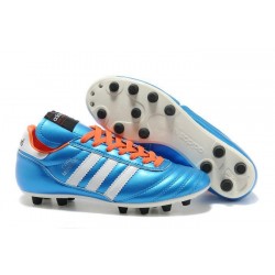 adidas Copa Mundial FG K-Leather Football Shoes Solar Blue