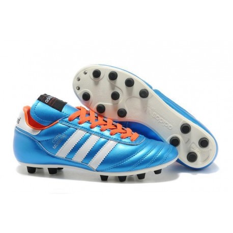 adidas Copa Mundial FG K-Leather Football Shoes Solar Blue