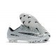 Nike Mercurial Vapor XI FG ACC Ronaldo CR7 White Black Soccer Boots