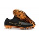 Nike Mercurial Vapor Flyknit Ultra FG ACC Mens Soccer Boots Black Golden