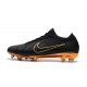 Nike Mercurial Vapor Flyknit Ultra FG ACC Mens Soccer Boots Black Golden