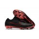 Nike Mercurial Vapor Flyknit Ultra FG ACC Mens Soccer Boots Black Red