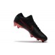 Nike Mercurial Vapor Flyknit Ultra FG ACC Mens Soccer Boots Black Red